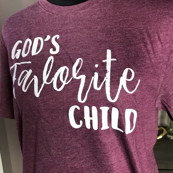 ⬇️$25 God's Favorite Child Faith Graphic Tee - Picture 3 of 4